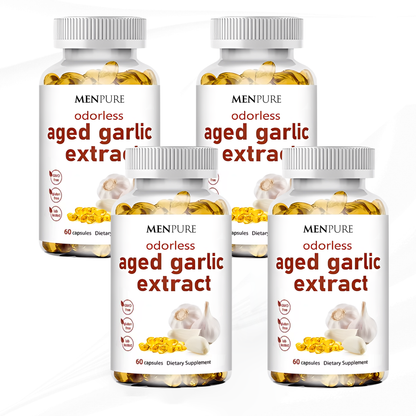 Menpure Odorless Aged Garlic Extract Softgels